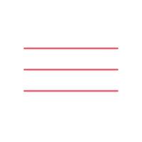 Menu Squared Line Icon vector