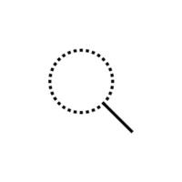Search Dotted icon vector