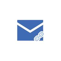 message linked icon vector