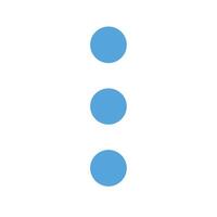 Circled Menu Icon vector