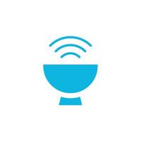 signals wifi icon around vector