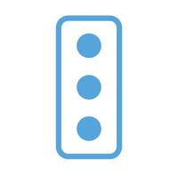 Circled Menu Icon rectangular vector