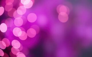 Colorful bokeh lights create a dreamy atmosphere at a festive evening celebration in the city center photo