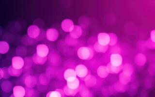 Vibrant purple bokeh lights create a dreamy atmosphere at a nighttime event in an urban setting photo