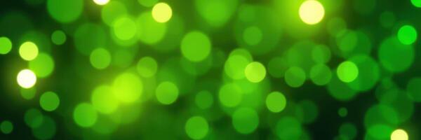 Vibrant green bokeh effect creating a lively atmosphere in a natural setting during daytime photo