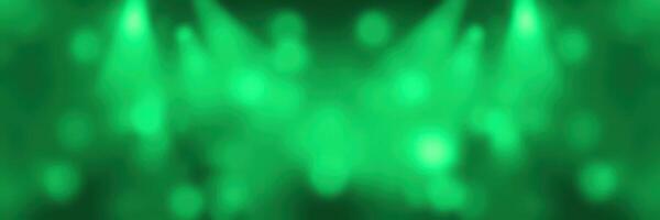 Vibrant green lights illuminate a lively concert atmosphere during an energetic performance at night photo