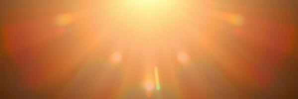 Bright sunlight over a landscape creating a warm and inviting atmosphere during golden hour photo