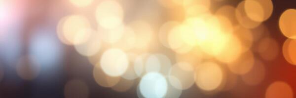 Vibrant bokeh background with warm lights creating a dreamy atmosphere during an evening event photo