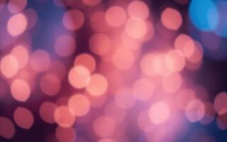 Vibrant bokeh lights create a festive atmosphere during a nighttime celebration in a busy urban area photo