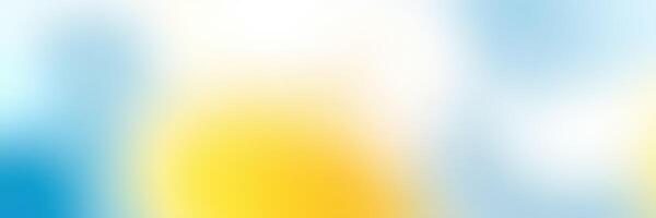 Bright and colorful abstract design featuring yellow and blue hues with a soft, blurred effect in a vibrant atmosphere photo