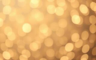 Sparkling golden bokeh effect creates a warm and festive atmosphere for celebrations and special occasions photo