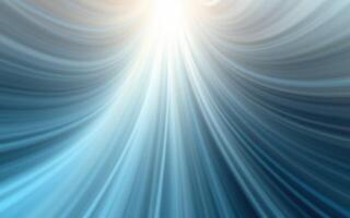 Soft blue light radiates from the center in an abstract display of flowing lines and gentle curves photo