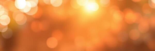 Beautiful warm golden bokeh lights create a serene and cozy atmosphere during a sunset gathering photo
