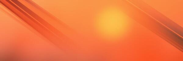 Beautiful sunset with vivid orange sky and rays spreading over the landscape during evening hours photo