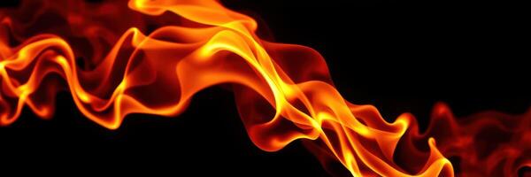 Flames dance and flicker in a mesmerizing display of warmth and energy against a dark background photo