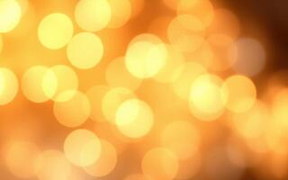 Bright golden bokeh lights create a warm and inviting atmosphere during a festive celebration at night photo