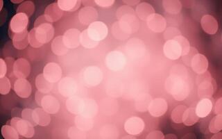 Soft pink bokeh lights creating a dreamy atmosphere during an evening event in a cozy indoor space photo
