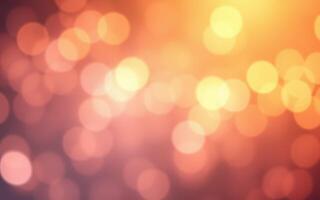 Warm and vibrant bokeh lights create a festive atmosphere in a blurred background during an evening celebration photo