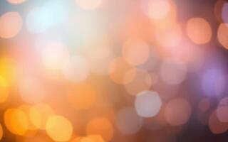Colorful bokeh lights create a dreamy background for festive celebrations and special occasions photo