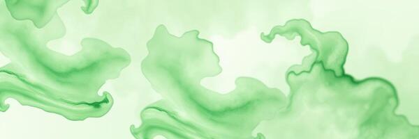 Vibrant green abstract design showcasing fluid shapes in soft tones and shades of emerald green photo
