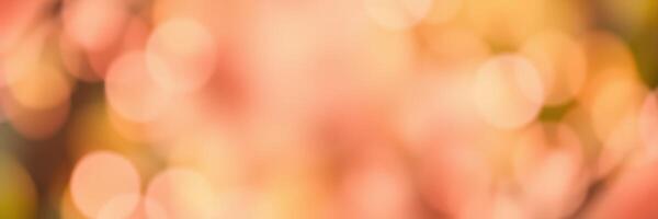 Soft bokeh background with warm colors creating a serene and dreamy ambiance for various creative projects photo