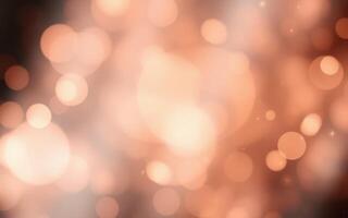 Warm bokeh lights creating an inviting atmosphere for gatherings or celebrations photo