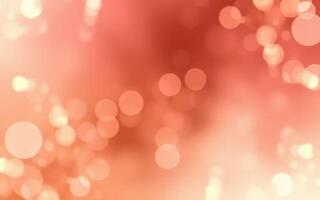 Soft bokeh background in warm tones creates a dreamy atmosphere suitable for various creative projects photo