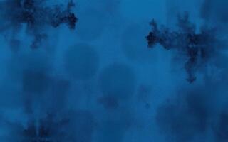 Blue abstract design with dark accents conveying a sense of depth and movement in a digital format photo