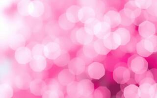 Colorful and vibrant pink bokeh background creates a dreamy atmosphere for various creative projects photo