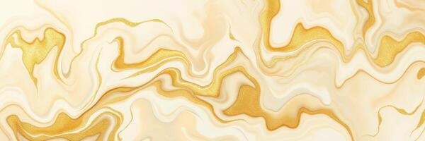 Elegant golden marble texture with flowing patterns ideal for design and background projects photo