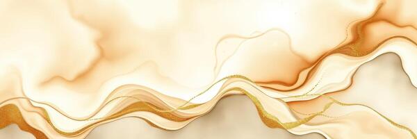 Abstract warm tones with flowing patterns in soft hues creating a serene and inviting atmosphere photo