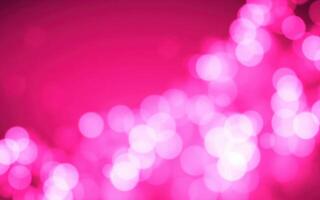 Bright pink bokeh lights create a festive atmosphere for a celebration or special event at night photo