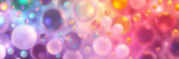 Colorful abstract background featuring vibrant circles in a blend of warm and cool tones photo