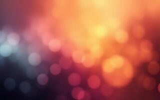 Colorful abstract bokeh background creates a vibrant, soft focus atmosphere for artistic design or relaxation photo