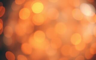 Vibrant bokeh lights create a warm atmosphere perfect for celebrations and gatherings during nighttime events photo