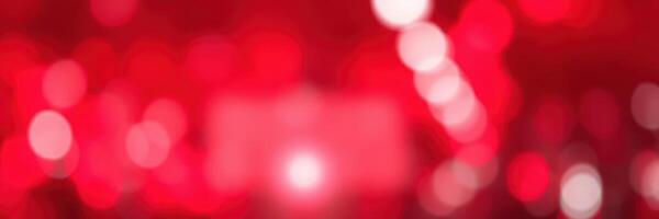 Vibrant red lights create a dynamic atmosphere in a lively performance setting during the evening hours photo