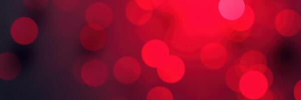 Vibrant red bokeh lights create a festive atmosphere for celebrations and gatherings at night photo