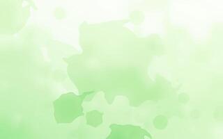Abstract green watercolor texture with soft shapes and flowing lines creating a tranquil background photo