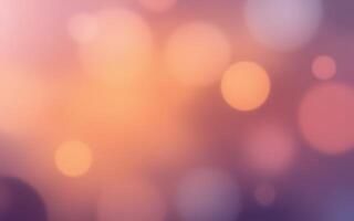 Colorful bokeh lights create a dreamy atmosphere in a soft twilight setting photo