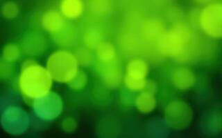 Vibrant green abstract background featuring circular bokeh effects creating a dreamy atmosphere in a natural setting photo