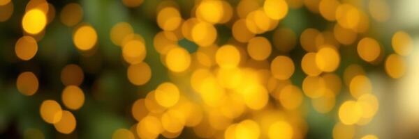 Twinkling warm lights illuminate the festive atmosphere during the evening holiday celebration at a cozy location photo