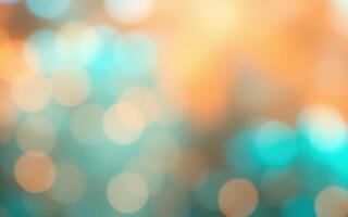 Abstract background with colorful bokeh effects created by light reflections on a smooth surface during twilight hours photo
