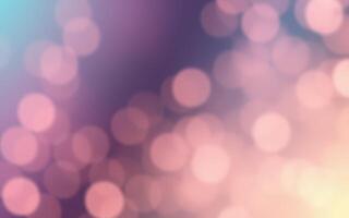 Delicate bokeh lights create a dreamy atmosphere at twilight with soft colors blending in the background photo