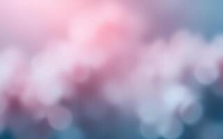 Soft blurred background with pastel colors creating a dreamy atmosphere in a serene setting photo