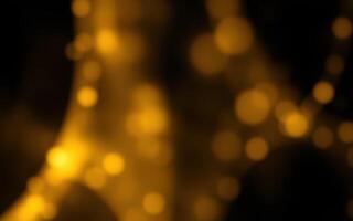 Vibrant abstract pattern with golden hues and light effects creating an atmospheric glow in dark surroundings photo
