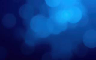Colorful blue bokeh lights create an enchanting atmosphere for an evening gathering photo