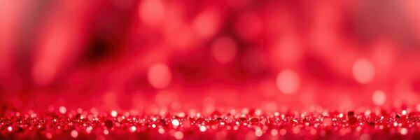 Sparkling red glitter background creates a vibrant and festive atmosphere perfect for celebrations and events photo