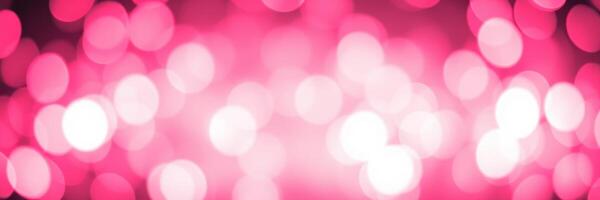 Sparkling pink bokeh lights create a vibrant and festive atmosphere for celebrations and events photo