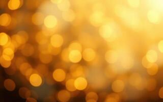 Golden bokeh lights create a warm and inviting atmosphere during a festive evening celebration photo