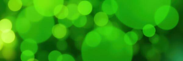 Vibrant green bokeh background creating a lively and refreshing atmosphere in a natural setting photo